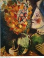 Woman with a Bouquet contemporary Marc Chagall